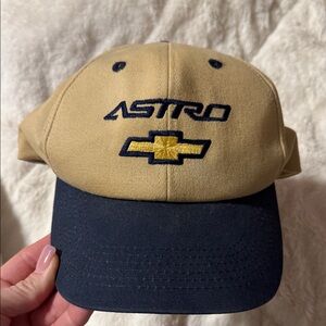 Astro Mens Cap - Tan and Black